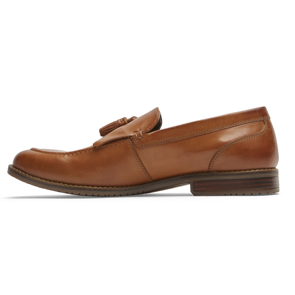 Rockport Loafers For Mens Brown - Style Purpose 3 Tassel - TQ2983617